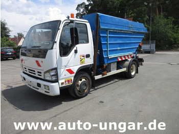 Truk sampah ISUZU NQR Smoother Q75 Y07 Müllwagen 8m³ TECNO 7.500kg Kipper Presse Lifter: gambar 3