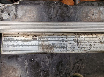 Mesin untuk Peralatan konstruksi Cummins QSB4.5  CPL 8725 Engine (Plant): gambar 2
