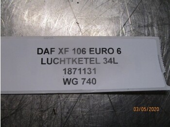 Bagian Rem untuk Truk DAF XF 106 1871131 LUCHTKETEL 34L EURO 6: gambar 2 Bagian Rem untuk Truk DAF XF 106 1871131 LUCHTKETEL 34L EURO 6: gambar 2