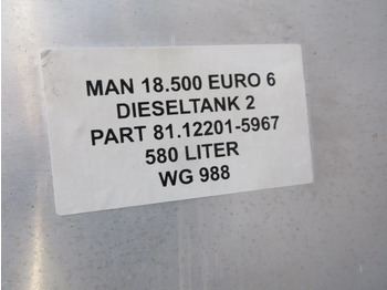 Tangki bahan bakar untuk Truk MAN 81.12201-5967 DIESELTANK 2 580 LITER MAN 18.500 EURO 6: gambar 5 Tangki bahan bakar untuk Truk MAN 81.12201-5967 DIESELTANK 2 580 LITER MAN 18.500 EURO 6: gambar 5