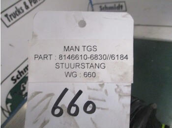 Roda gigi kemudi untuk Truk MAN 81.46610-6830//6184 stuur stang TGS nieuwe: gambar 2