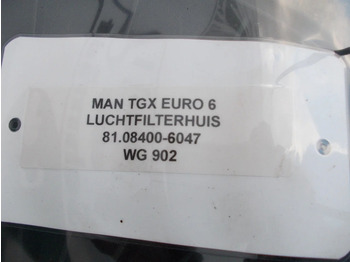 Sistem pemasukan udara untuk Truk MAN TGX 81.08400-6047 LUCHTFILTERHUIS EURO 6: gambar 3
