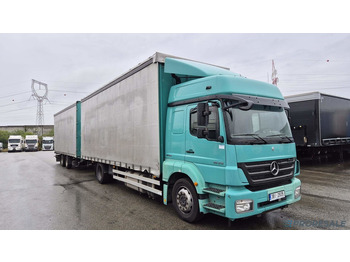 Truk dengan terpal samping MERCEDES-BENZ Axor 1829
