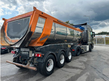 Semi-trailer jungkit Carnehl Thermo Stahlrundmulde/Luft/ Alufelgen: gambar 4