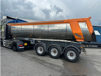 Semi-trailer jungkit Carnehl Thermo Stahlrundmulde/Luft/ Alufelgen: gambar 2