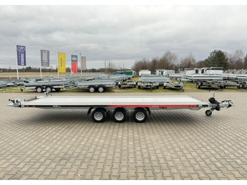 Trailer autotransporter Lorries Lorries PLI35-6021 - laweta trzyosiowa uchylna lampy LED pompa hydrauliczna wypełnienie podłogi ALU: gambar 3