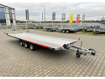 Trailer autotransporter Lorries Lorries PLI35-6021 - laweta trzyosiowa uchylna lampy LED pompa hydrauliczna wypełnienie podłogi ALU: gambar 2