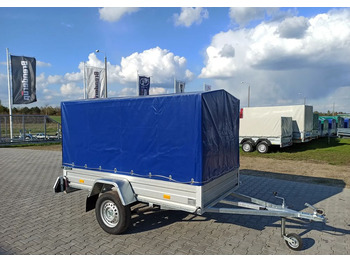Trailer dengan terpal samping