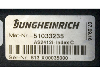 ECU untuk Peralatan untuk menangani material Jungheinrich 51033235 | Rij regeling Drive controller AS2412i index C from ESM1: gambar 2 ECU untuk Peralatan untuk menangani material Jungheinrich 51033235 | Rij regeling Drive controller AS2412i index C from ESM1: gambar 2