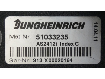 ECU untuk Peralatan untuk menangani material Jungheinrich 51033235 | Rij regeling Drive controller AS2412i index C from ESZ35: gambar 2 ECU untuk Peralatan untuk menangani material Jungheinrich 51033235 | Rij regeling Drive controller AS2412i index C from ESZ35: gambar 2