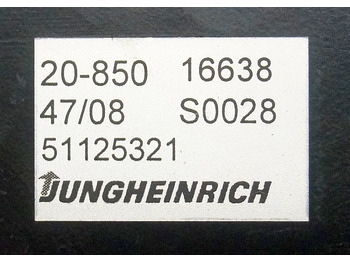 Dasbor untuk Peralatan untuk menangani material Jungheinrich 51125321 | Display from EKS312 year 2008 sn. 0028: gambar 3