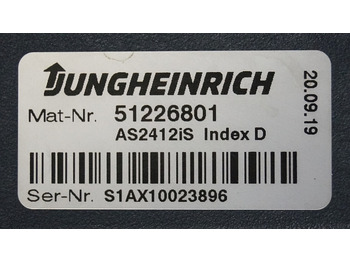 ECU untuk Peralatan untuk menangani material Jungheinrich 51226801 | Rij/hef/stuur regeling  drive/lift/steering controller A: gambar 2