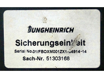 Sekring untuk Peralatan untuk menangani material Jungheinrich 51303168 | Zekeringkast Fusebox sn. 01/FBOXM001ZX1-64914-14: gambar 4