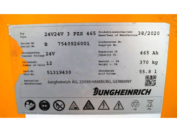 Baterai untuk Peralatan untuk menangani material Jungheinrich unknown | Battery 24V465Ah 24 3PZS465 year 21/2020 370 kg dimension Battery 24V465Ah 24 3PZS465 year 21/2020 370 kg dimensions 78,5x21x79cm sn. 7540926001: gambar 3