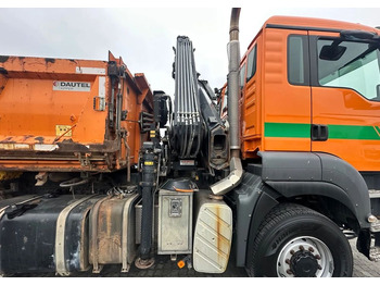Truk jungkit MAN TGS 26.480 6x4 •KRAN HIAB XS 166 HIDUO • Wywrotka 3-stronna • Bordmatik • Euro 6 • Retarder •: gambar 2