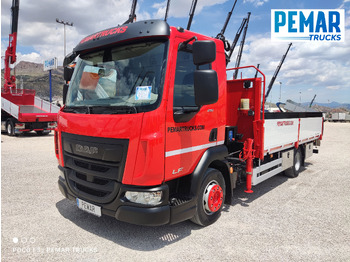 Truk flatbed, Truk derek DAF LF 210 GRUA CAJA FIJA: gambar 2