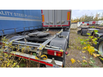 Semi-trailer dengan terpal samping VAK V-Slider pressulinkki: gambar 4