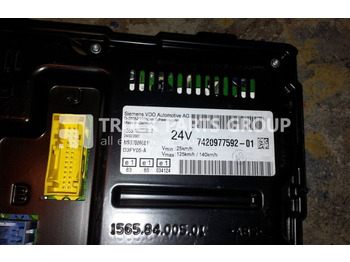 Dasbor untuk Truk RENAULT Premium DXI EURO 3, EUR 4, EURO 5 emission, instrument panel, in dashboard: gambar 2