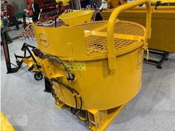 Pengaduk semen baru Vemac Betonmischer 800 1200 1800 Liter Futtermischer Mischer Mixer Zwangsmischer NEU: gambar 3