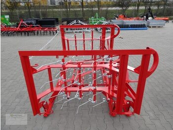 Garu gerigi pegas baru Vemac Wiesenstriegel Striegel Schleppe WSK4 4m NEU: gambar 4