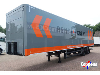 Semi-trailer kotak tertutup