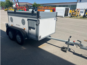 Trailer pengangkut hewan WT-Metall TH4 Thermo Hundeanhänger 4 Boxen: gambar 1