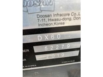 Ekskavator perayap Awesome Performance Korea Imported Small Scale Used Doosan Excavator Dx60 Dx225 Dh60 Dh55: gambar 3 Ekskavator perayap Awesome Performance Korea Imported Small Scale Used Doosan Excavator Dx60 Dx225 Dh60 Dh55: gambar 3