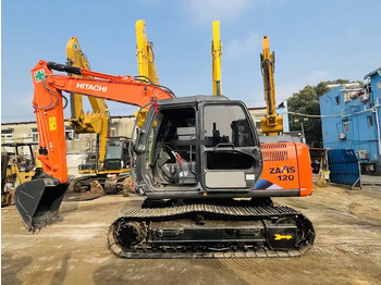 Ekskavator perayap Japan Original 12 ton Used Excavator Hitachi ZX120 in good condition for Sale: gambar 4
