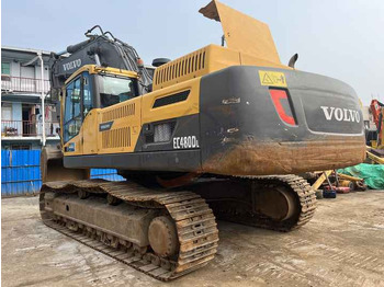 Ekskavator perayap Used Volvo EC480 Excavator 48 Ton Original Heavy Duty Equipment Digger Secondhand Crawler Hydraulic Excavator Volvo EC480DL: gambar 2