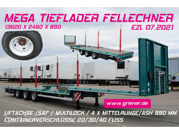 Semi-trailer low bed