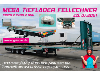 Semi-trailer low bed