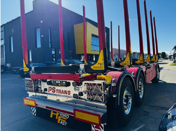 Trailer pengangkut kayu baru HYDROFAST Przyczepa 3 osiowa / 3 axles timber transport trailer / Remorque à 3 essieux pour le transport de bois / 3-Achs-Rungenanhänger / 3-tengelyes-rönkszállító-pótkocsi / Remorcă pentru transportul lemnului: gambar 3 Trailer pengangkut kayu baru HYDROFAST Przyczepa 3 osiowa / 3 axles timber transport trailer / Remorque à 3 essieux pour le transport de bois / 3-Achs-Rungenanhänger / 3-tengelyes-rönkszállító-pótkocsi / Remorcă pentru transportul lemnului: gambar 3