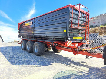 Trailer jungkit pertanian/ Tempat sampah baru Techmont Anhänger / Trailer / Remorque / Rimorchio / Прицеп / Przyczepa tridem PTW 21 t: gambar 3