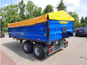 Trailer jungkit pertanian/ Tempat sampah baru Techmont Anhänger / Trailer / Remorque / Rimorchio / Прицеп двухосный тандем / Przyczepa tandem PTTCW 310 10 t: gambar 5