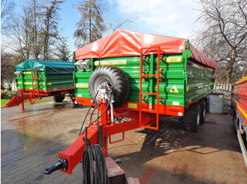 Trailer jungkit pertanian/ Tempat sampah baru Techmont Anhänger / Trailer / Remorque / Rimorchio / Прицеп двухосный тандем / Przyczepa tandem PTTCW 310 10 t: gambar 4