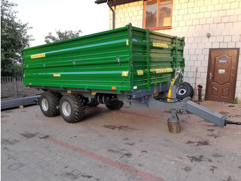 Trailer jungkit pertanian/ Tempat sampah baru Techmont Anhänger / Trailer / Remorque / Rimorchio / Прицеп двухосный тандем / Przyczepa tandem PTTCW 310 10 t: gambar 3