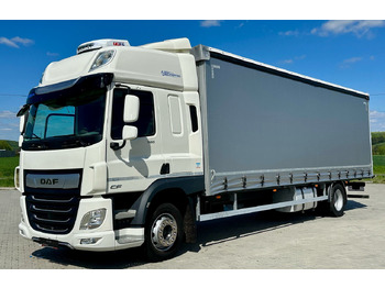 Truk dengan terpal samping DAF CF 320 / FIRANKA / 21 EUROPALET / SYPIALKA / AUTOMAT / KLIMA POSTOJOWA / 2021 ROK TO: gambar 2