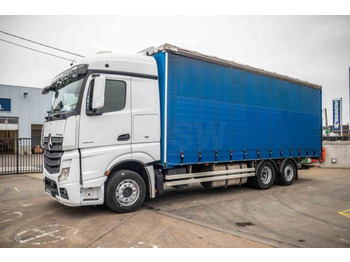Truk dengan terpal samping MERCEDES-BENZ Actros 2548
