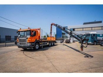 Truk flatbed SCANIA P 410