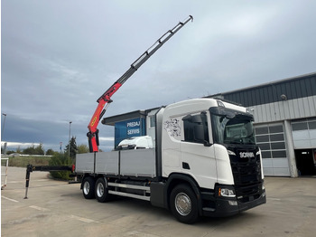 Truk flatbed SCANIA R 450