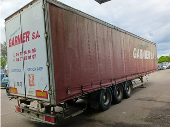 Semi-trailer dengan terpal samping Samro 3x ROR Axle , Drum Brakes , air Suspension , Lift axle: gambar 3