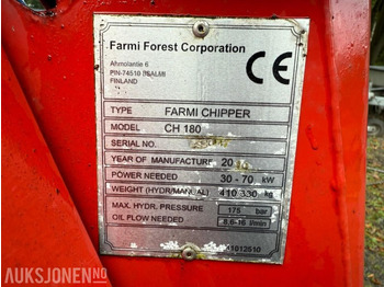 Peralatan pertanian 2010 FARMI CH180 flisekutter.: gambar 3 Peralatan pertanian 2010 FARMI CH180 flisekutter.: gambar 3