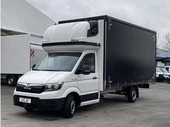 Van dengan terpal samping baru MAN TGE 3.180 L4 2.0 TDI | PRITSCHE PLANE + SCHLAFKABINE: gambar 3