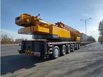 Derek bergerak XCMG 100 Ton used truck crane QY100 with 68 meter telescopic boom on sale: gambar 5