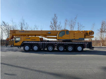 Derek bergerak XCMG 100 Ton used truck crane QY100 with 68 meter telescopic boom on sale: gambar 3