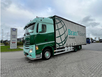 Truk dengan terpal samping MERCEDES-BENZ Actros 2745