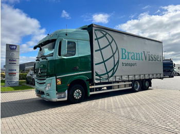 Truk dengan terpal samping MERCEDES-BENZ Actros 2745