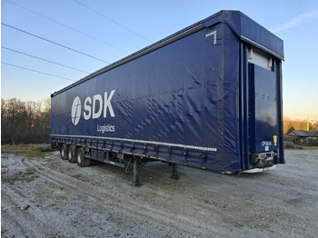 Semi-trailer dengan terpal samping MEUSBURGER