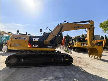 Ekskavator perayap Japan original good condition used caterpillar cat320d excavator second hand cat 320d digger for sale: gambar 2