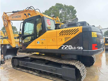 Ekskavator perayap Second-hand second hand used hyundai 220 lc 9s 220lc used machine excavator: gambar 3